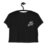 Wild Heart Embroidered Crop Top // Black, Women's Embroidered Crop Top, Standard Lifewear, Standard Lifewear Standard Lifewear outdoor adventure apparel