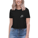 Wild Heart Embroidered Crop Top // Black, Women's Embroidered Crop Top, Standard Lifewear, Standard Lifewear Standard Lifewear outdoor adventure apparel
