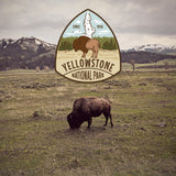Yellowstone National Park Sticker, Sticker, Standard Lifewear, Standard Lifewear Standard Lifewear outdoor adventure apparel