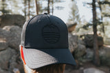 Mountain Waves Hat // Black/Black, Hat, Standard Lifewear, Standard Lifewear Standard Lifewear outdoor adventure apparel