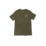 Mountain Waves // Triblend Olive Green, T-shirt, Standard Lifewear, Standard Lifewear Standard Lifewear outdoor adventure apparel
