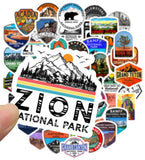 50pc National Park Sticker Pack