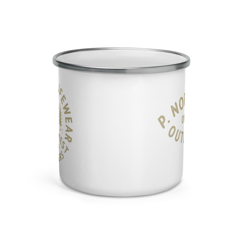 P. Northwest Outfitters Enamel Camp Mug