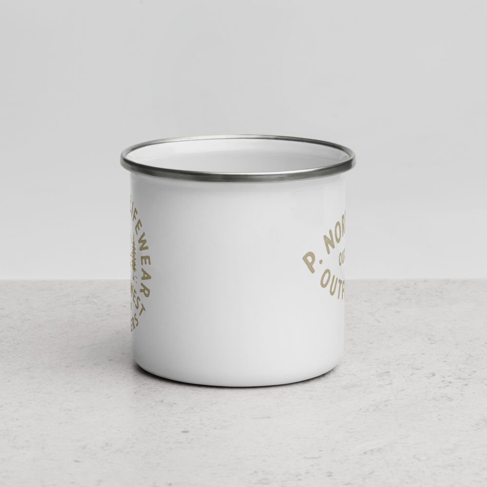 P. Northwest Outfitters Enamel Camp Mug
