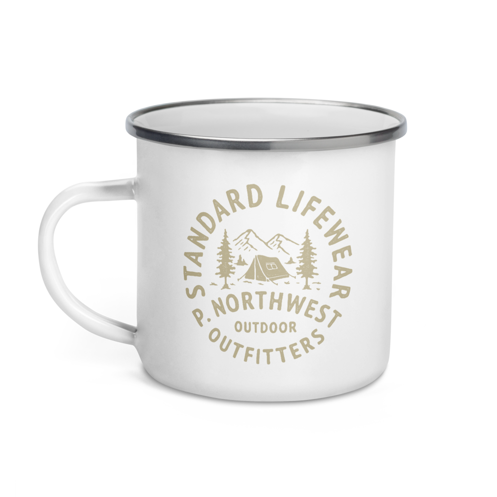 P. Northwest Outfitters Enamel Camp Mug