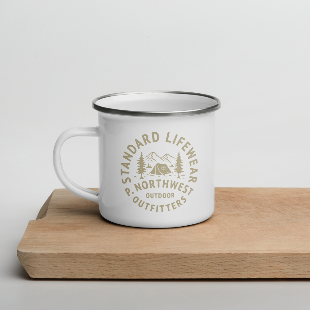 P. Northwest Outfitters Enamel Camp Mug