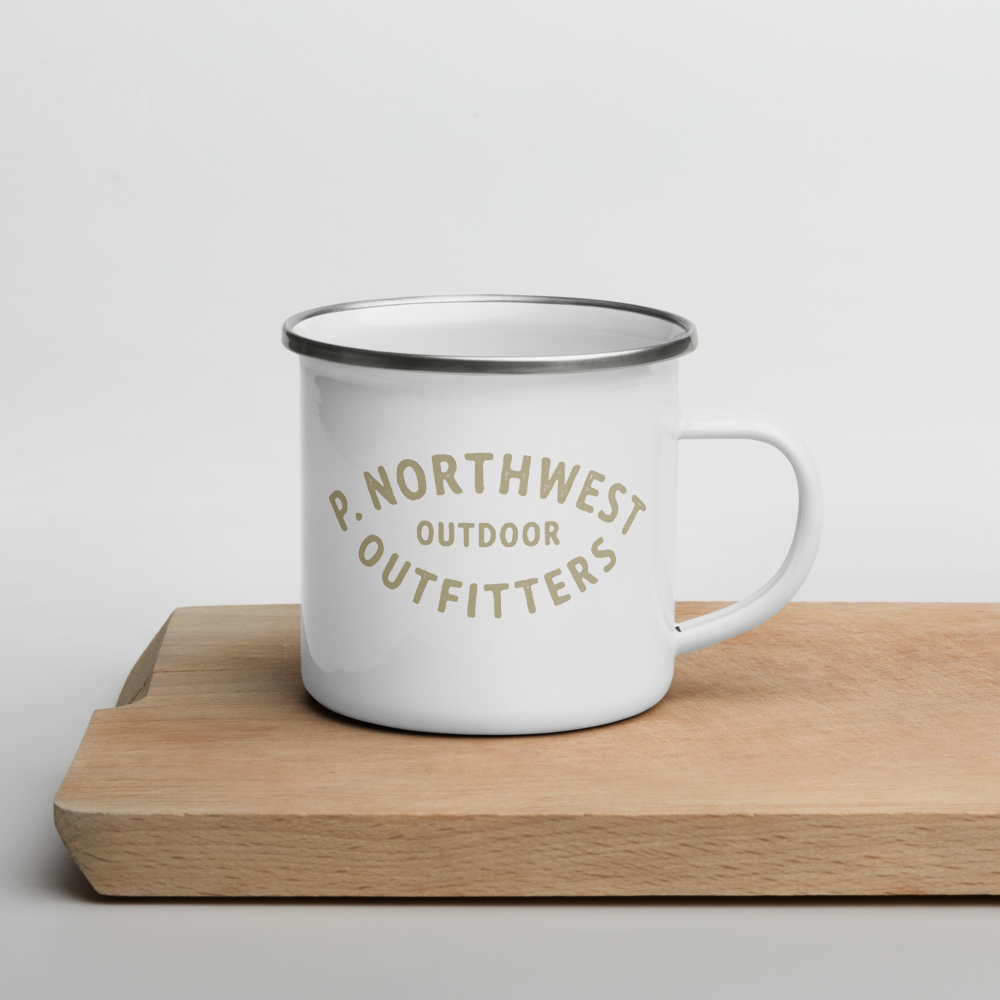 P. Northwest Outfitters Enamel Camp Mug