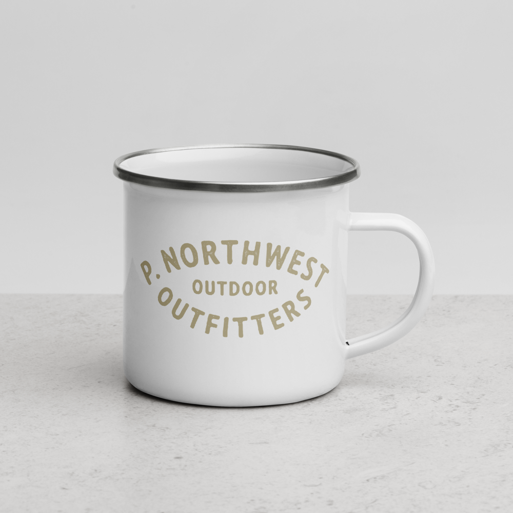 P. Northwest Outfitters Enamel Camp Mug