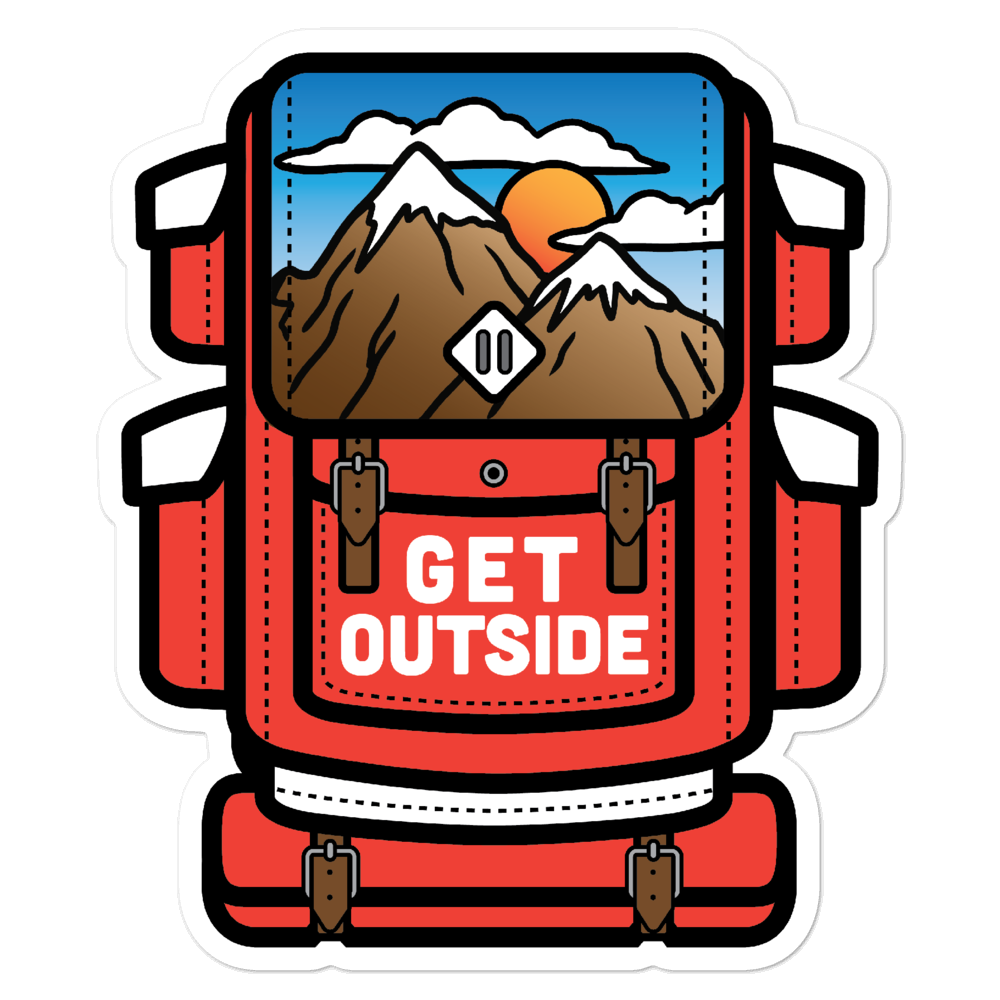Get Outside Sticker