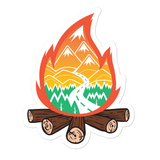 Campfire Sticker