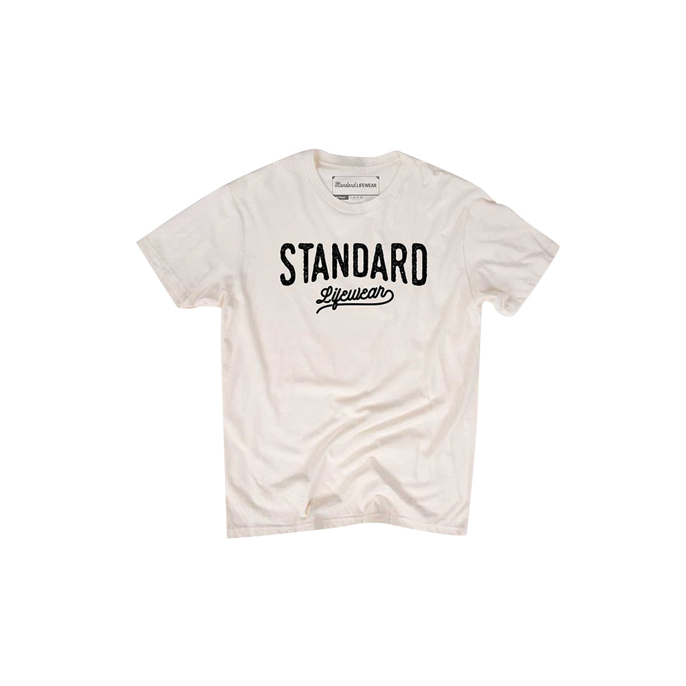 Standard Mountain Range // Natural, T-shirt, Standard Lifewear, Standard Lifewear Standard Lifewear outdoor adventure apparel