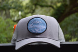 Standard Mountains Hat // Grey/Blue, Hat, Standard Lifewear, Standard Lifewear Standard Lifewear outdoor adventure apparel