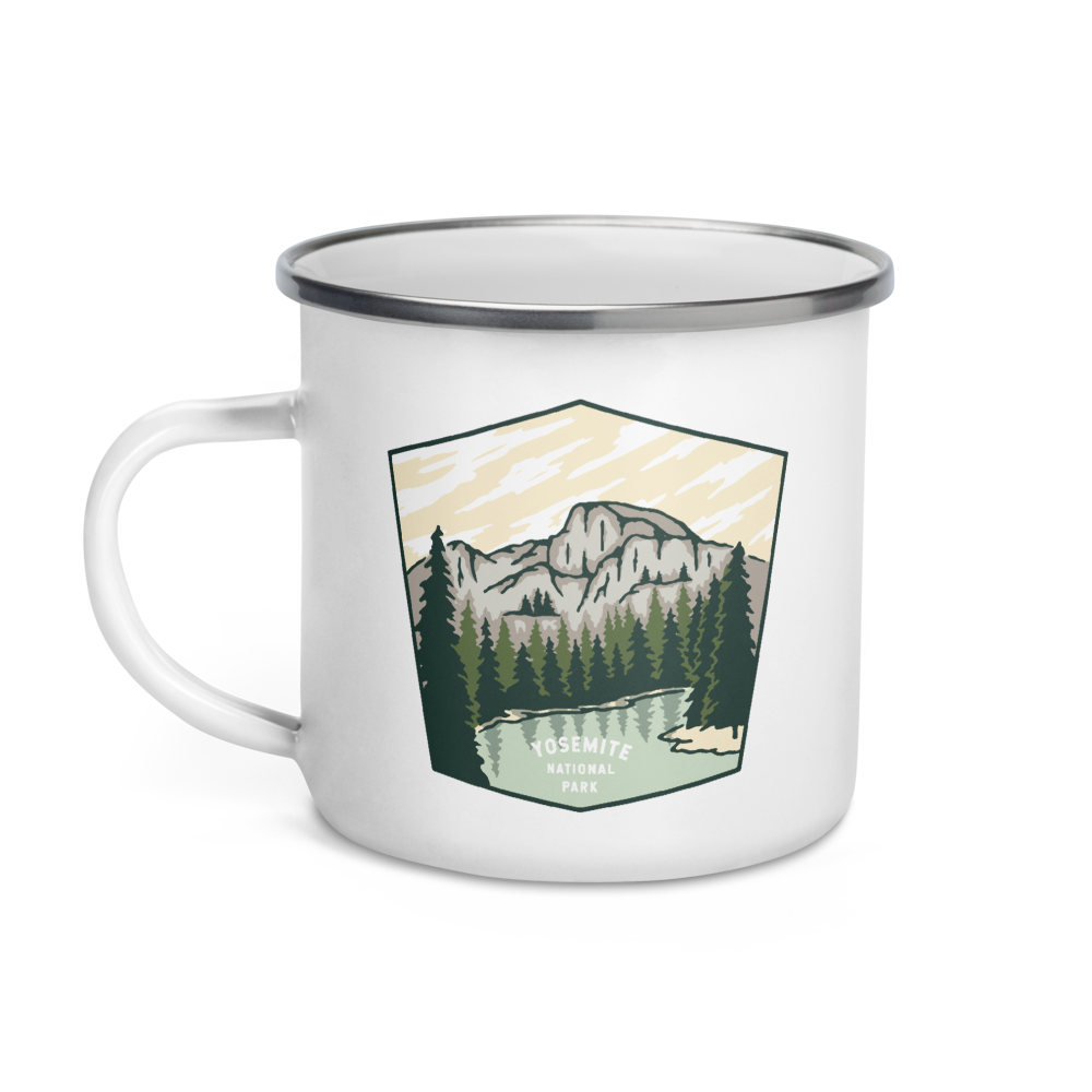 Yosemite Half Dome Enamel Camp Mug